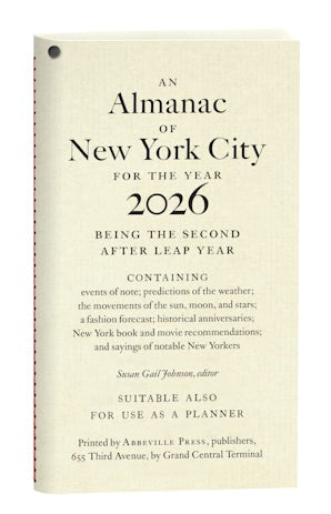 An Almanac of New York City for the Year 2026